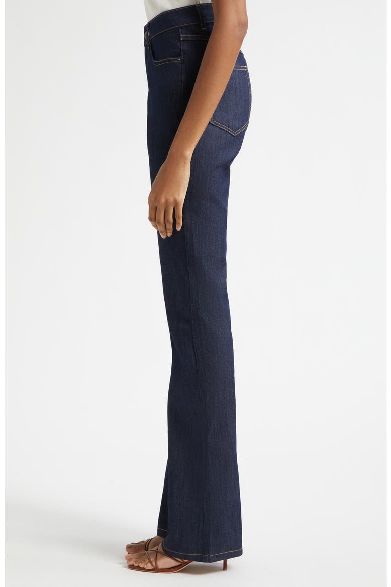 Stevie High Waist Straight Leg Jeans, Alternate, color, INDIGO