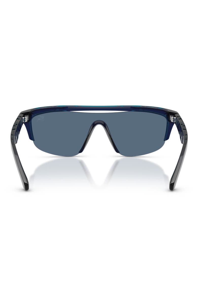 40mm Irregular Sunglasses, Alternate, color, BLUE / DARK BLUE