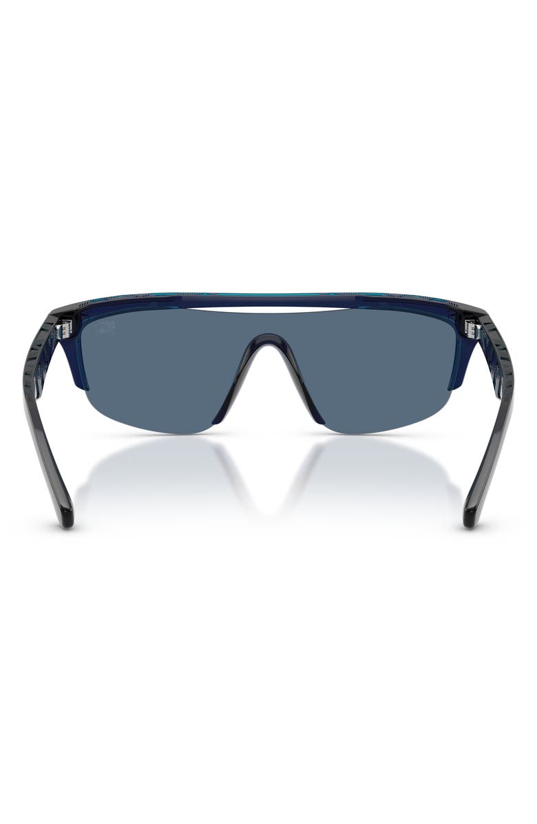 Burberry 40mm Irregular Sunglasses, Alternate, color, Blue / Dark Blue