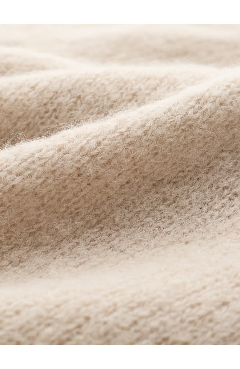 Celtic & Co. Alpaca Cott Slch Turtleneck Sweater, Alternate, color, Oatmeal