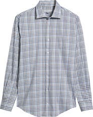 Peter Millar Crown Light Plaid Button-Up Shirt
