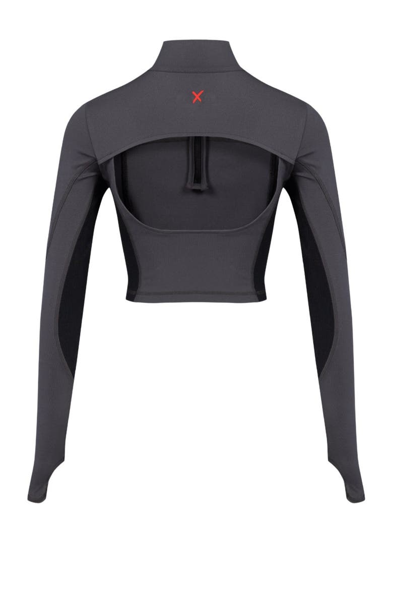 Your *Itch High Neck Active Top, Alternate, color, Anthracite