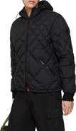 Burberry Doversgreen Check Quilted Hooded Down Puffer Jacket