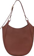 Longchamp Large Le Foulonne Leather Hobo Bag