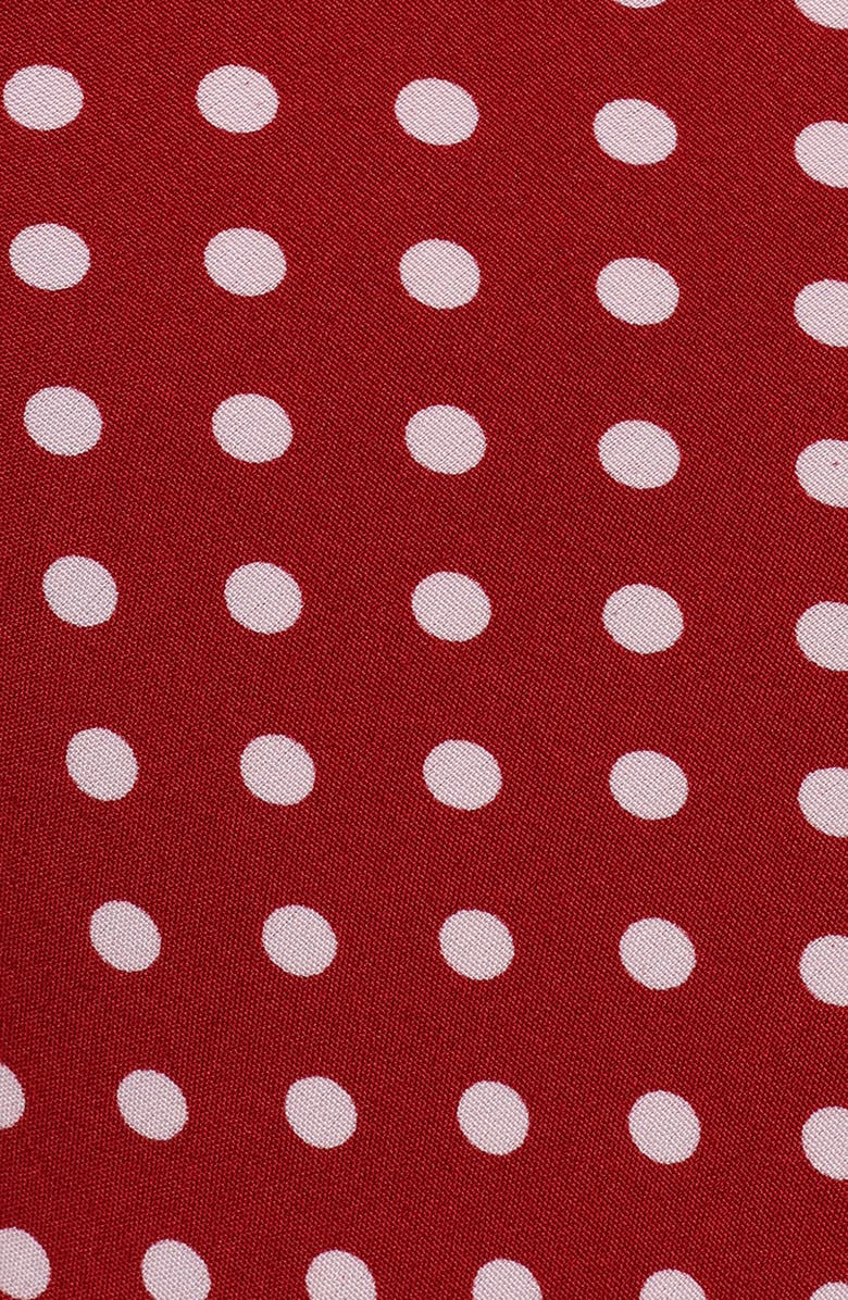 Petal & Pup Leni Polka Dot Maxi Dress, Alternate, color, Red Polka Dot
