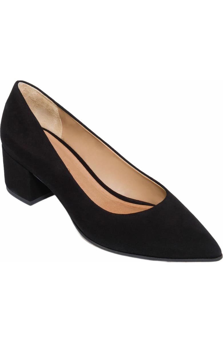 Bernardo Footwear Millie Block Heel Pump, Alternate, color, Black