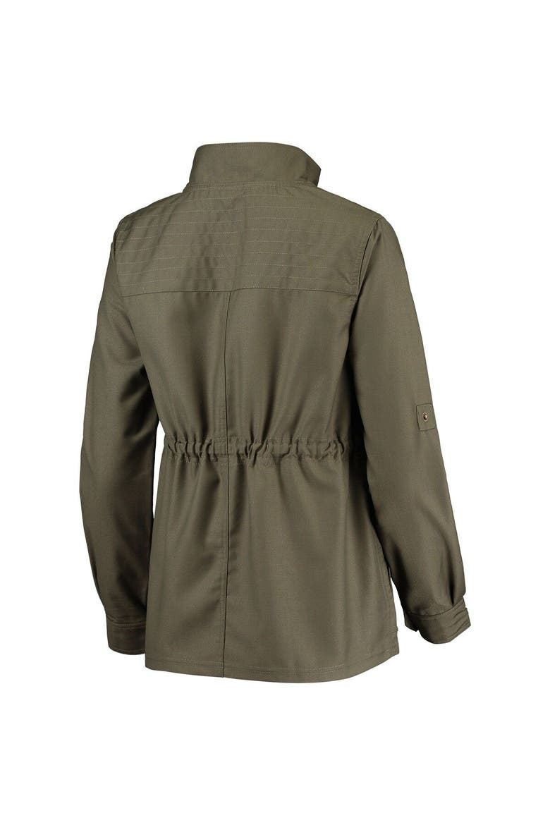 Women's Olive West Virginia Mountaineers Sierra Surplus Full-Zip Jacket, Alternate, color, Olive