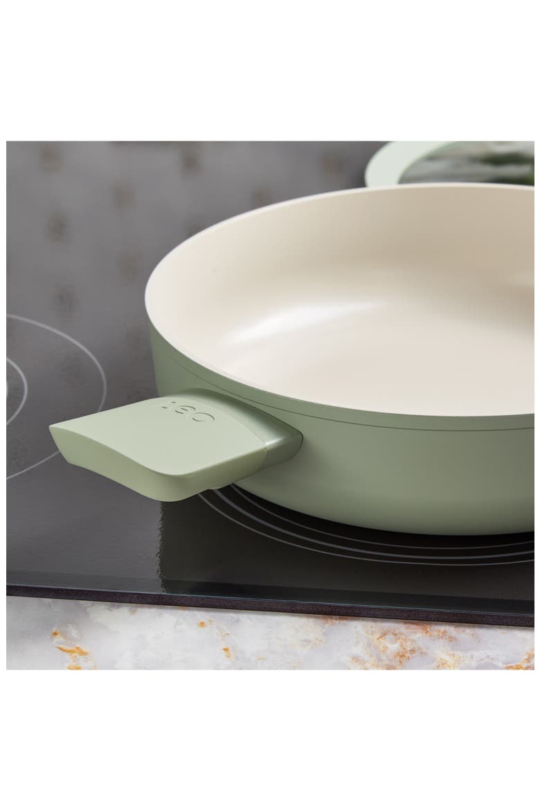 Leo Balance 10.25-Inch Covered Saute Pan, Alternate, color, SAGE