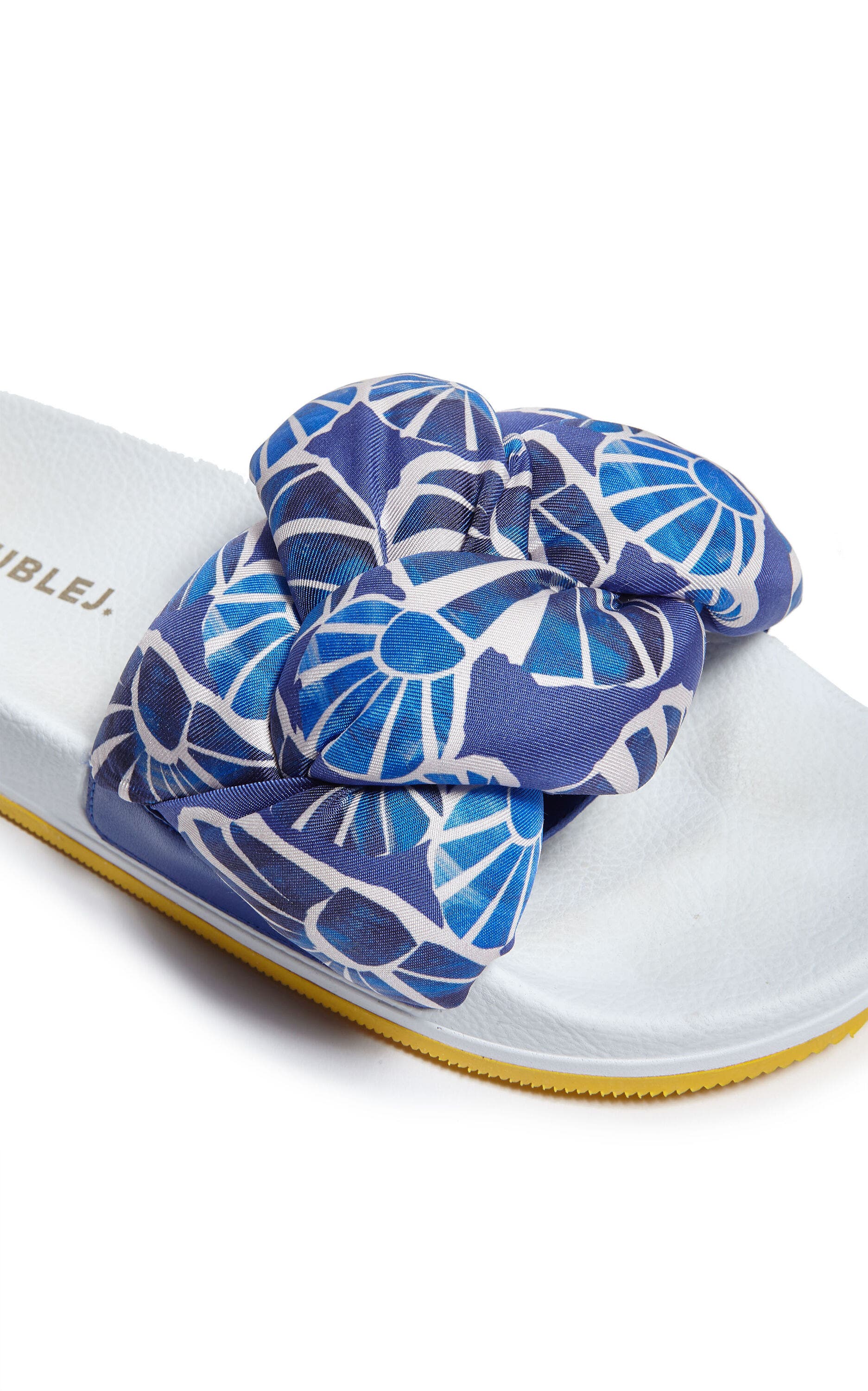 La DoubleJ Treccia Slides Conchiglie Acquamarin, Alternate, color, Conchiglie Acquamarin