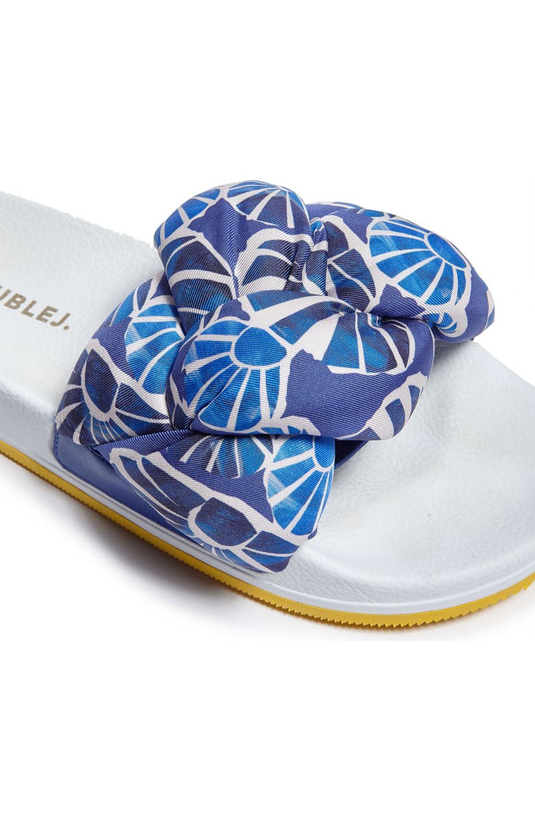 La DoubleJ Treccia Slides Conchiglie Acquamarin, Alternate, color, Conchiglie Acquamarin