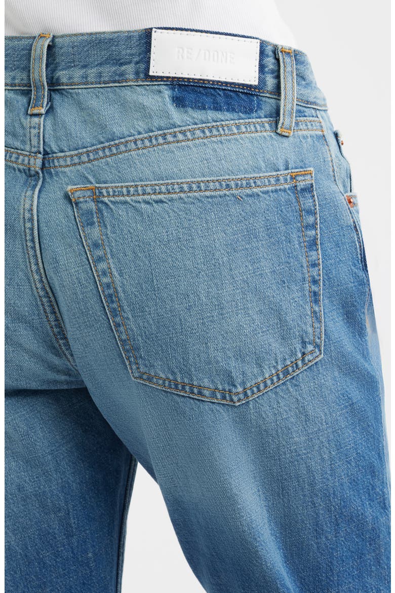 The Blondie High Waist Crop Straight Leg, Alternate, color, MENDOINDIGO