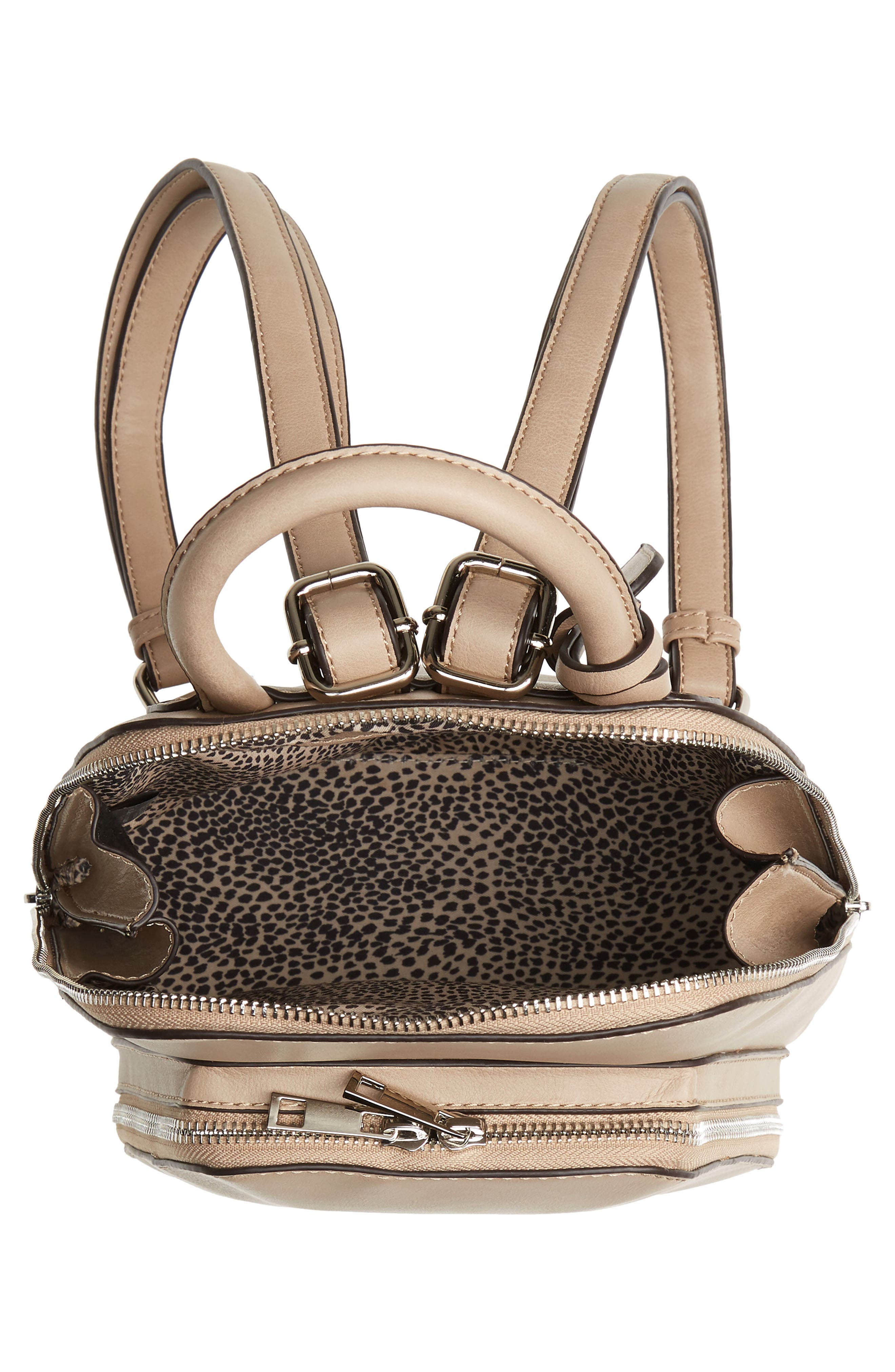 Sole Society Aushan Faux Leather Backpack, Alternate, color, 