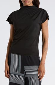 JASON WU High Neck Draped Top