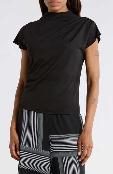 JASON WU High Neck Draped Top