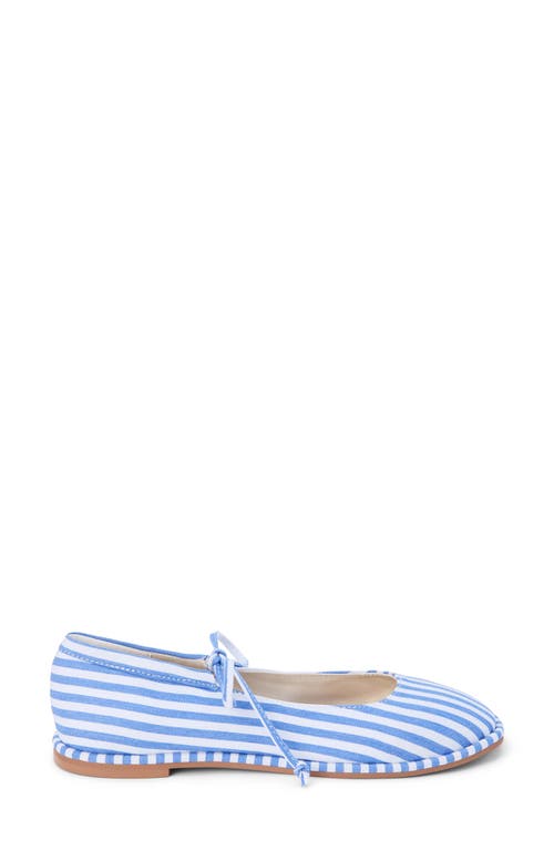 Coconuts By Matisse Gerry Ballet Flat In Blue Stripe