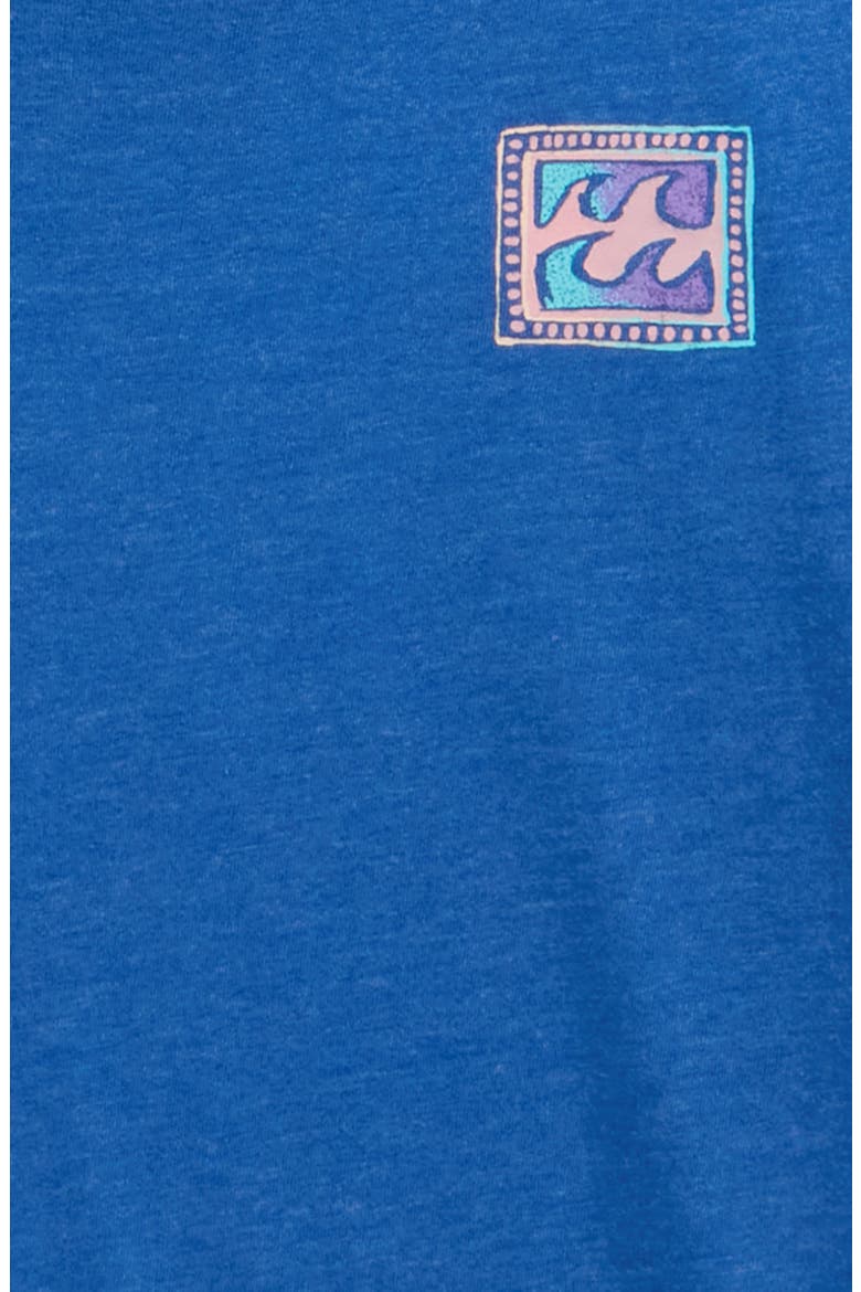 Kids' Crayon Wave Graphic T-Shirt, Alternate, color, TRUE BLUE HEATHER