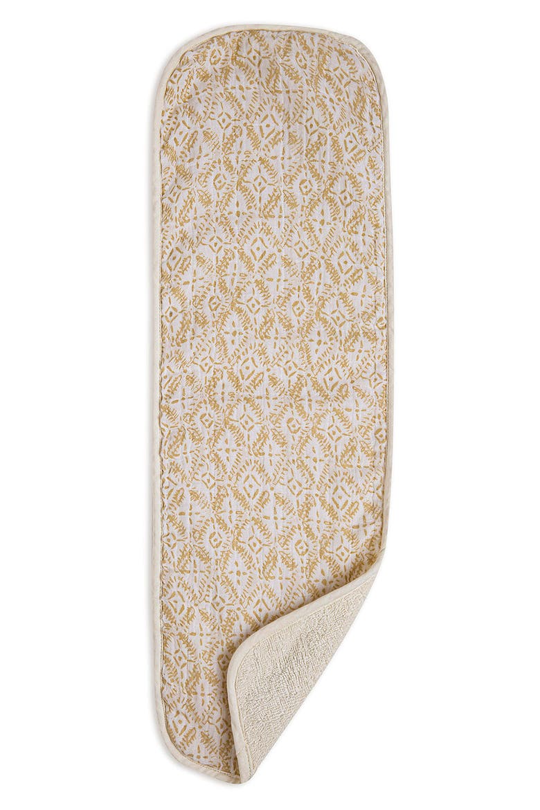 3-Pack Cotton Baby Burp Cloth Set, Alternate, color, TAN/ MULTI