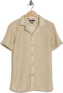 T.R. PREMIUM Modern Fit Textured Camp Shirt