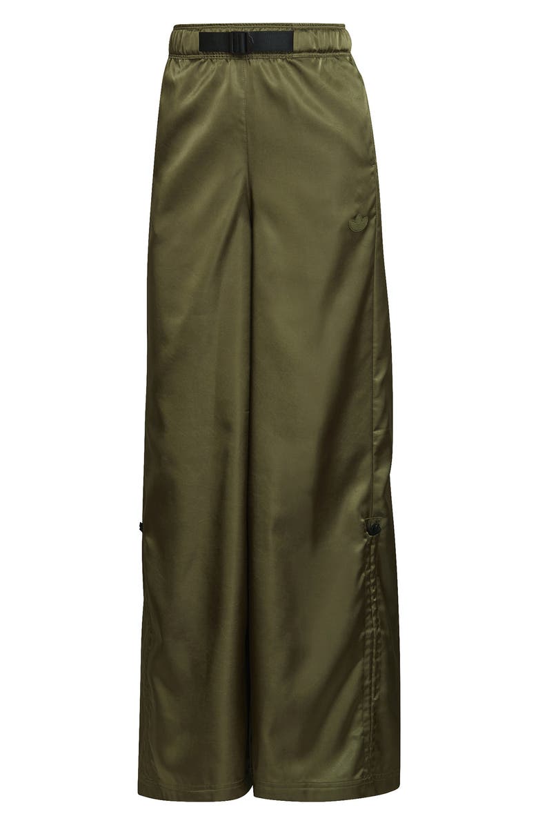 adidas Wide Leg Satin Pants, Alternate, color,