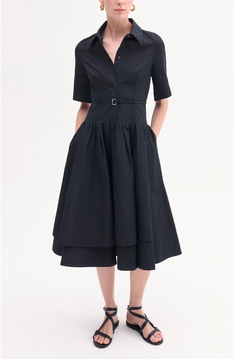 CO Short Sleeve Belted Dress, Main, color, 