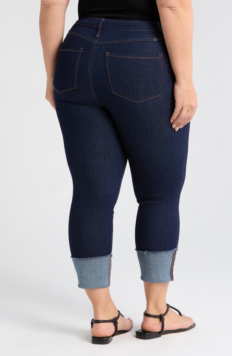 1822 Denim Deep Roll Cuff Jeans, Alternate, color, Rinse