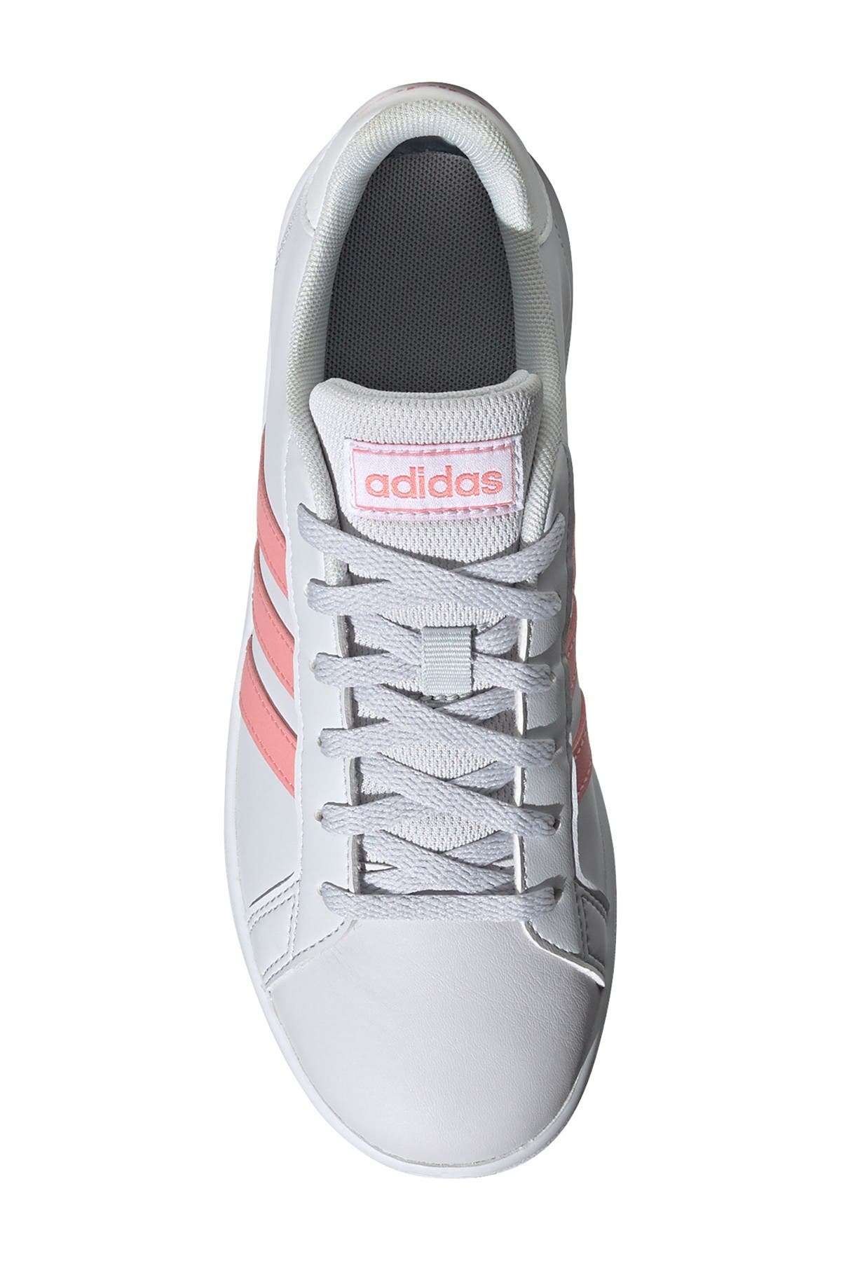 adidas Grand Court K Leather Sneaker, Alternate, color, 