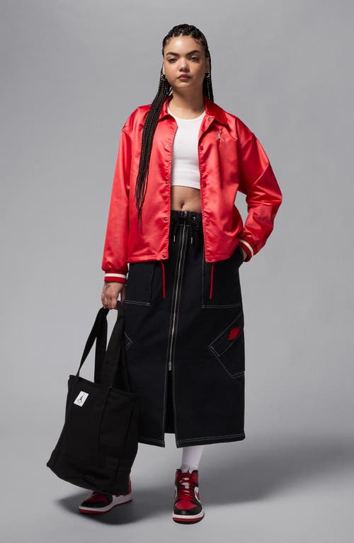 JORDAN JORDAN 40TH ANNIVERSARY WATER REPELLENT SATIN COACH'S JACKET