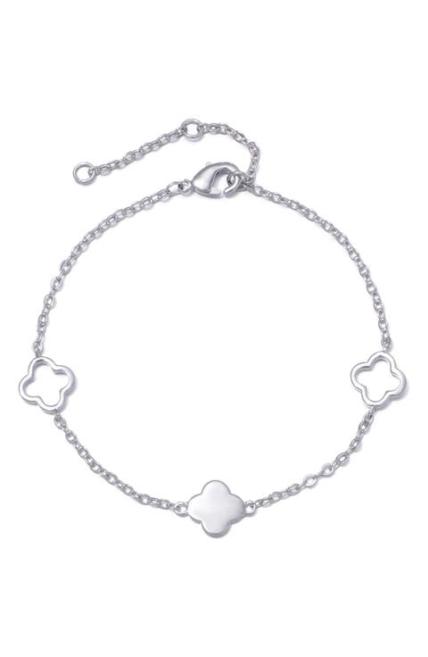 Clover Station Chain Bracelet
