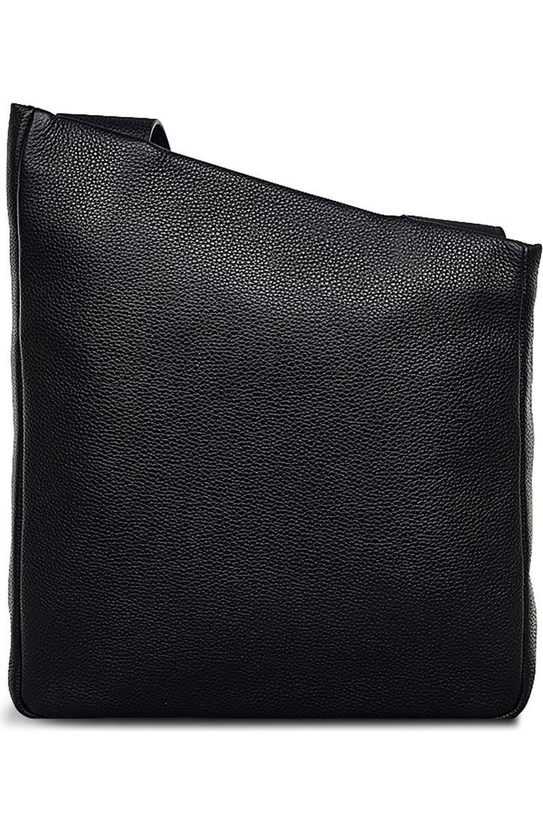 Radley Alpha Road Medium Leather Crossbody Bag, Alternate, color, Black