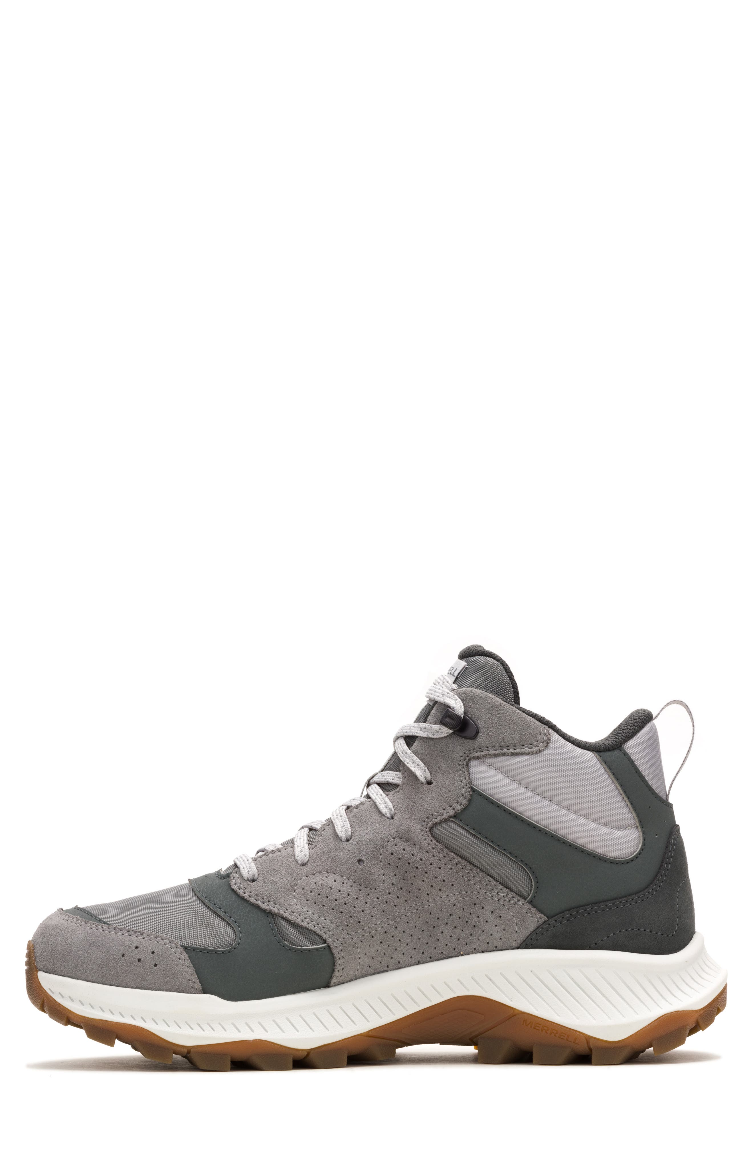 Merrell <p>Tempo Sol Mid Waterproof Hiking Boot (Men)</p>, Alternate, color, Alloy