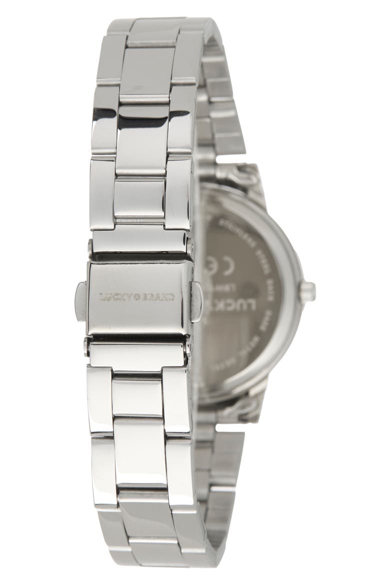 Quartz Bracelet Watch, 32mm x 39mm, Alternate, color, SILVER/ GREEN