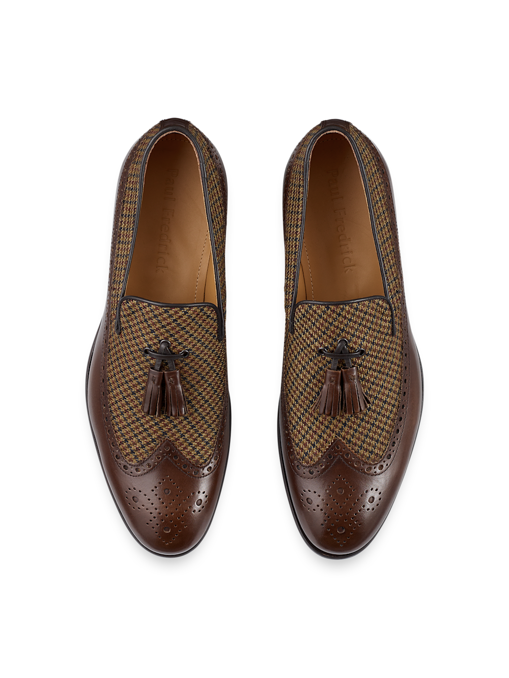Paul Fredrick Evan Tassel Loafer, Alternate, color, Brown Multi