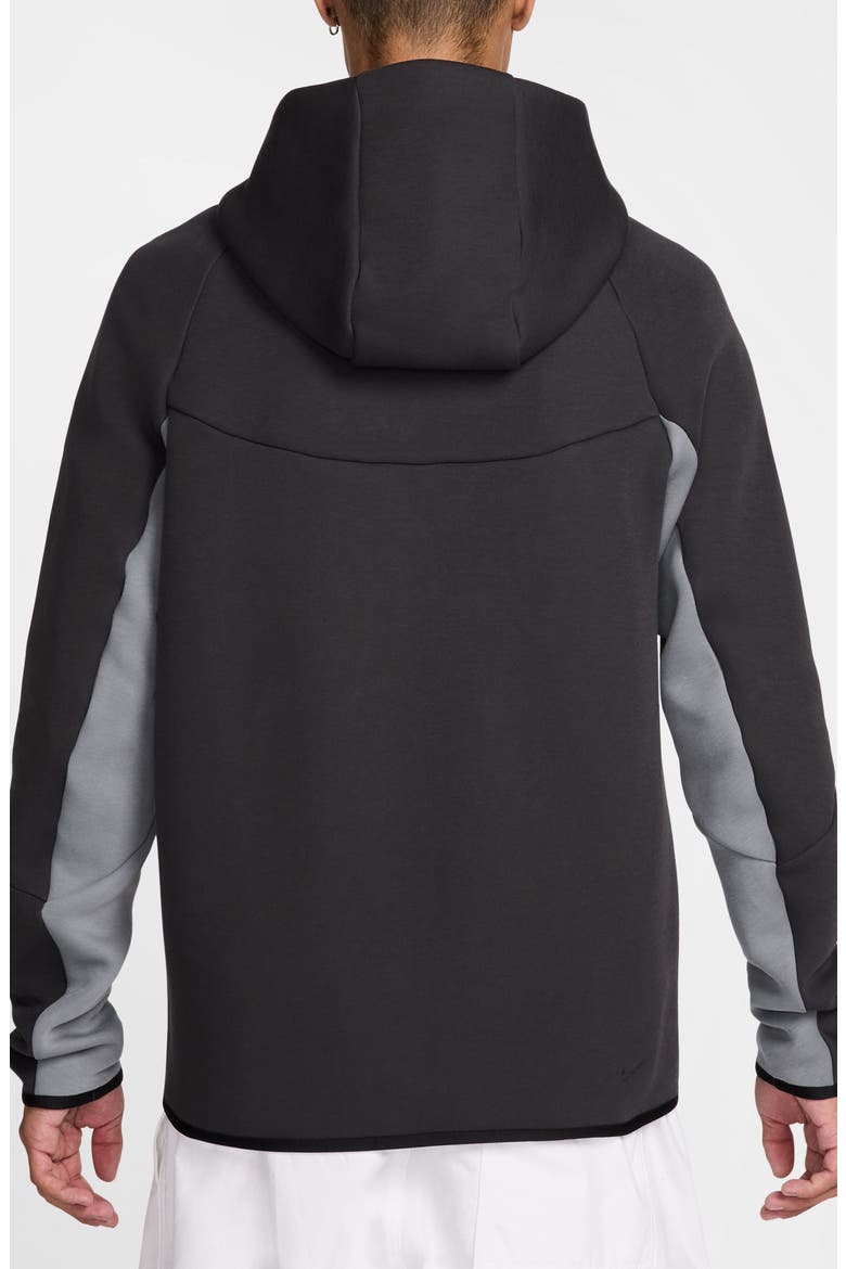 Tech Windrunner Zip Hoodie, Alternate, color, ANTHRACITE/ COOL GREY/ BLACK
