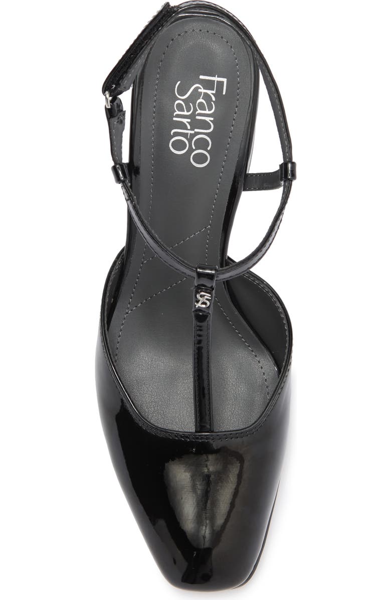 Franco Sarto Tasha T-Strap Pump, Alternate, color, Black Patent