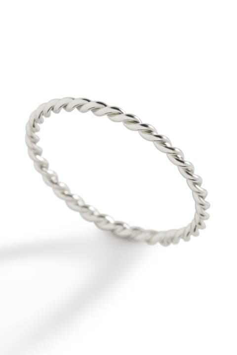 Dainty Braided Stacking Ring