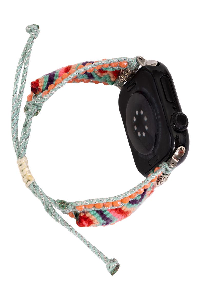 Bohemian Mixed Stone Apple Watch® Watchband, Alternate, color, TURQUOISE