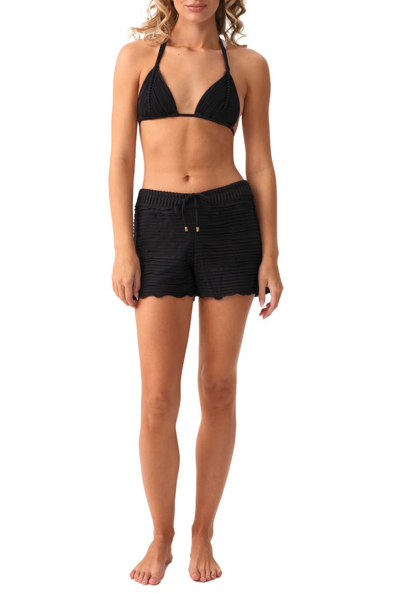 Adele Cover-Up Drawstring Shorts, Main, color, MIDNIGHT
