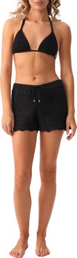 PQ SWIM Adele Cover-Up Drawstring Shorts