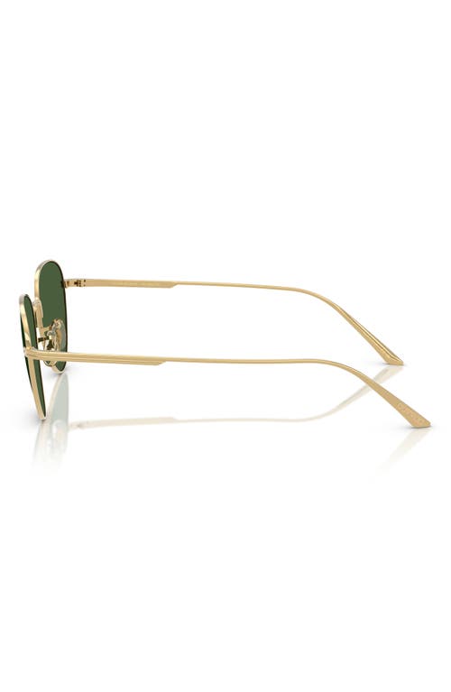 Oliver Peoples X Khaite 1991c Sunglasses In Gold/vibrant Green