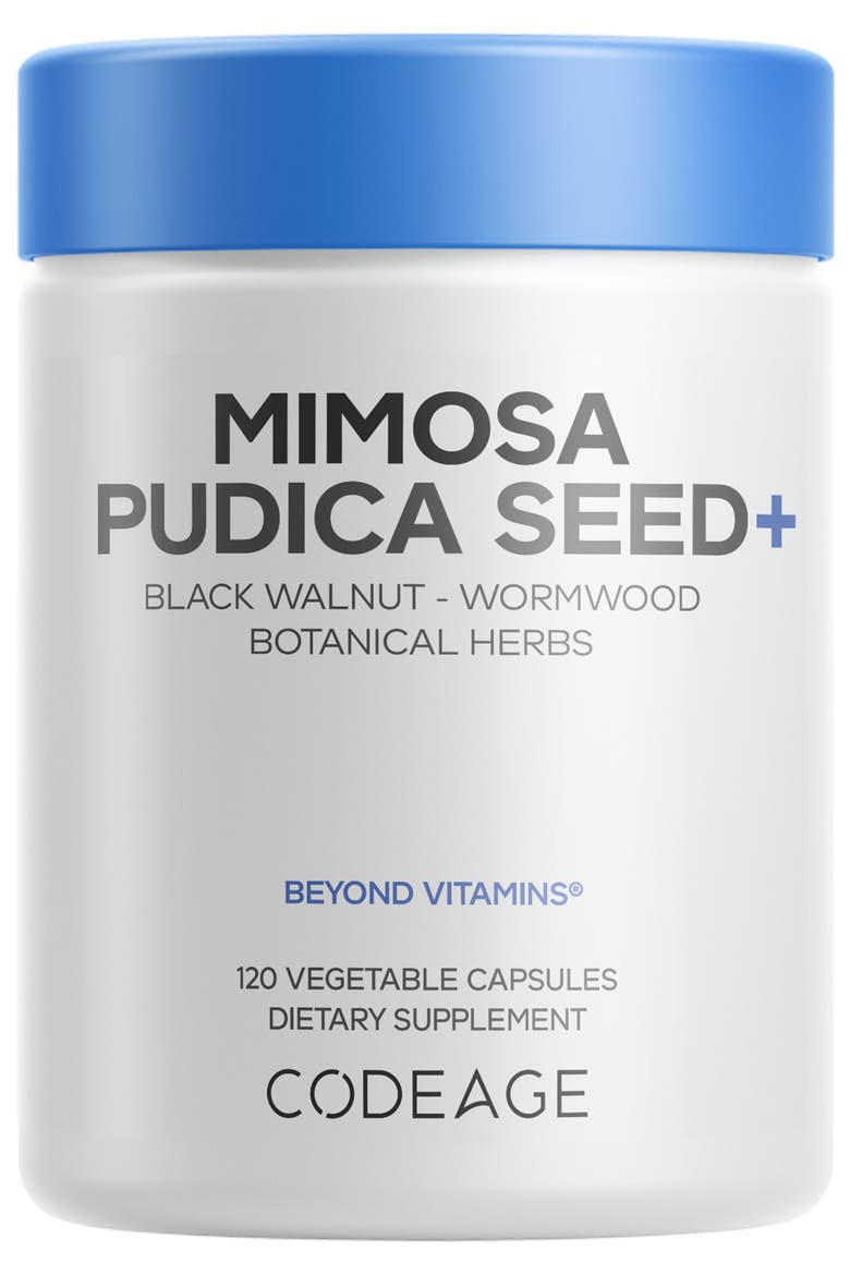 Organic Mimosa Pudica Seeds Supplement, Main, color, White