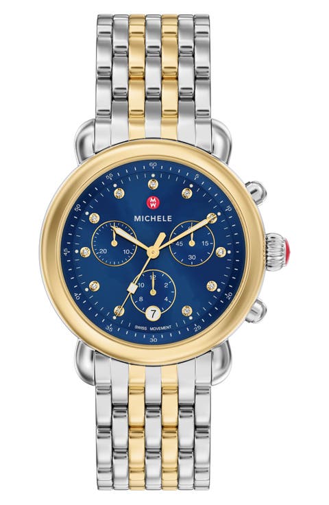 CSX Two-Tone Diamond Bracelet Watch, 39mm