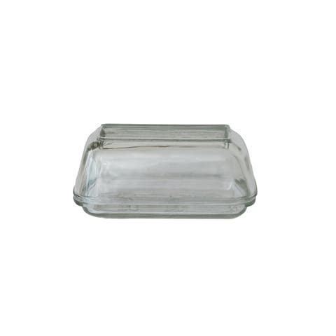 Vintage Embossed Butter Dish