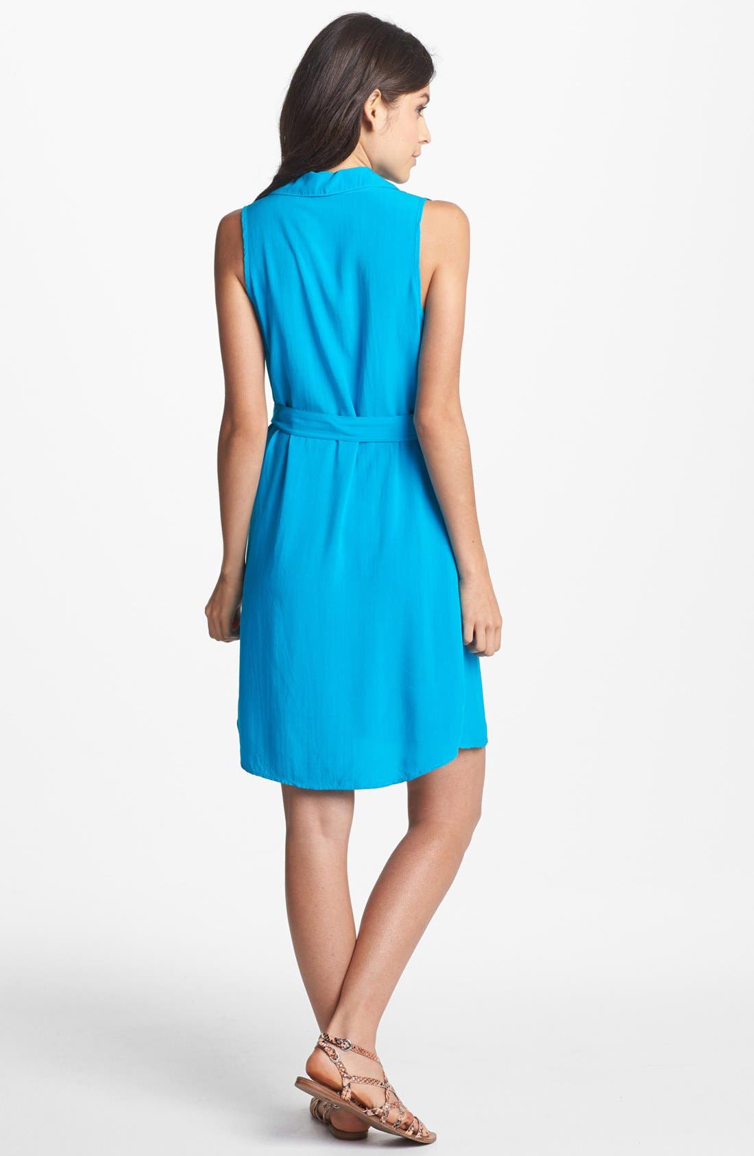 Splendid Sleeveless Shirtdress (Women) | Nordstrom