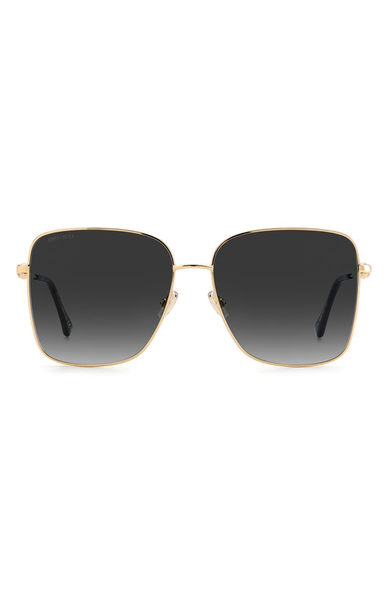 Jimmy Choo Hesters 59mm Gradient Square Sunglasses 