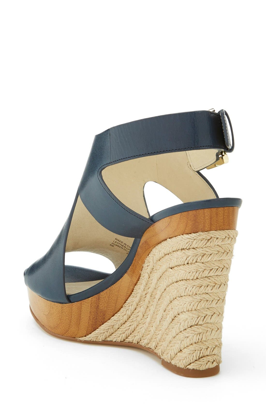 'Josephine' Wedge, Alternate, color, NAVY