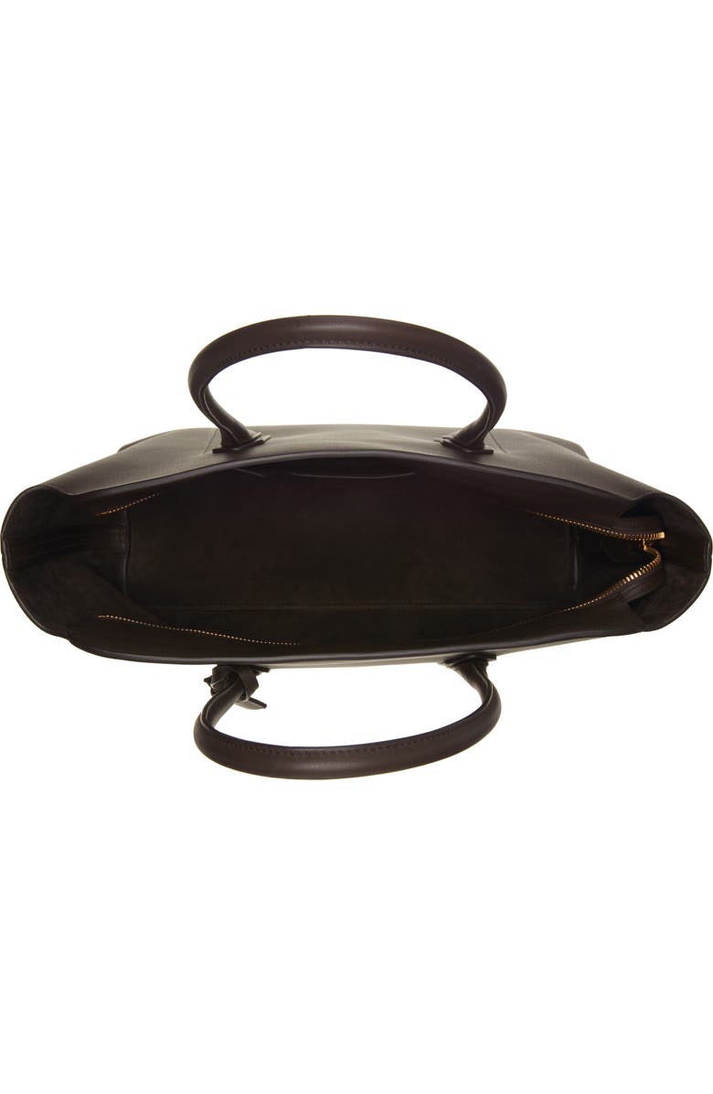 TOM FORD Large Alexander Leather Tote, Alternate, color, 1B051 Chocolate