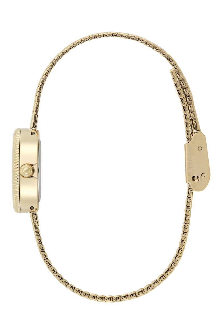 Finery Mesh Strap Watch, 20mm, Alternate, color, GOLD
