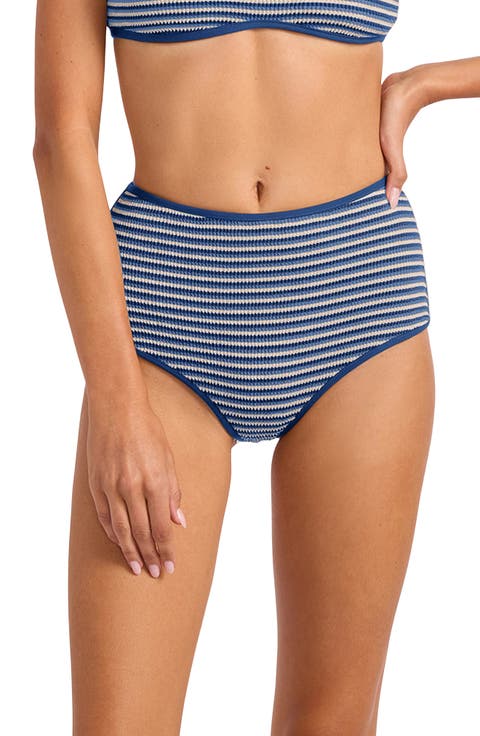 High Waist Full Coverage Bikini Bottoms