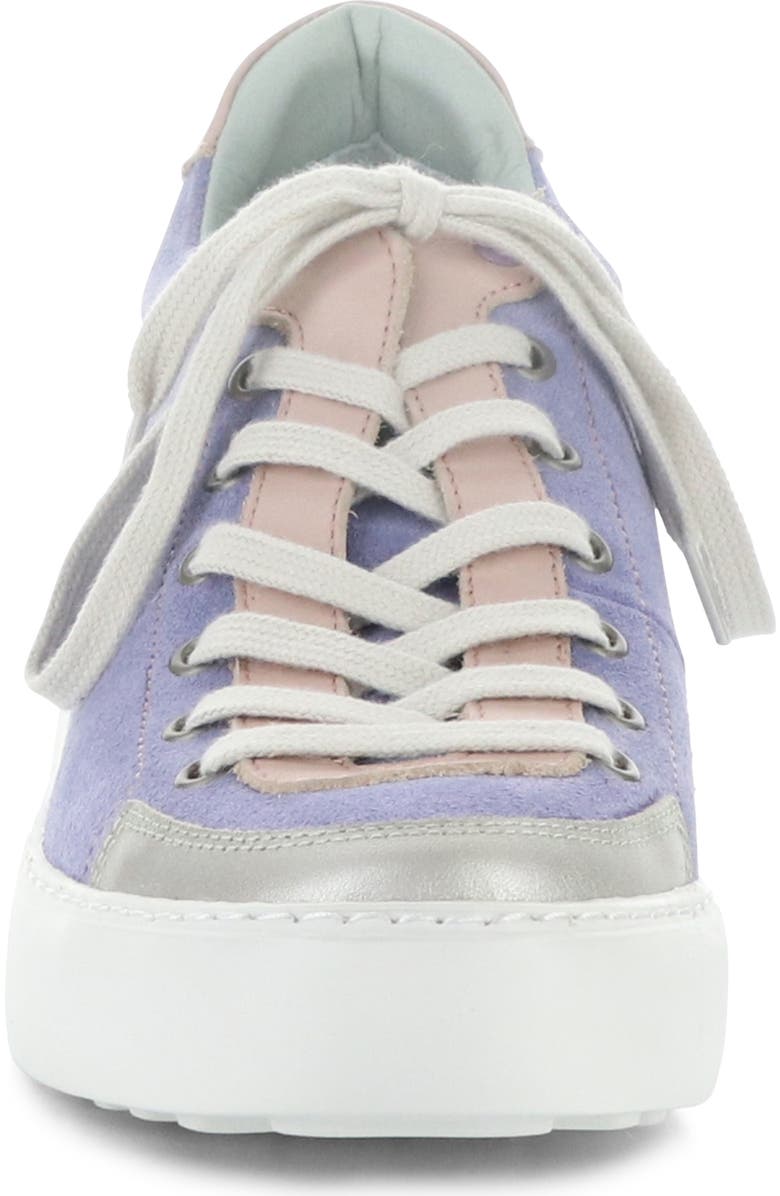 Fly London Dufy Platform Wedge Sneaker, Alternate, color, Silver/ Plpink/ Violet