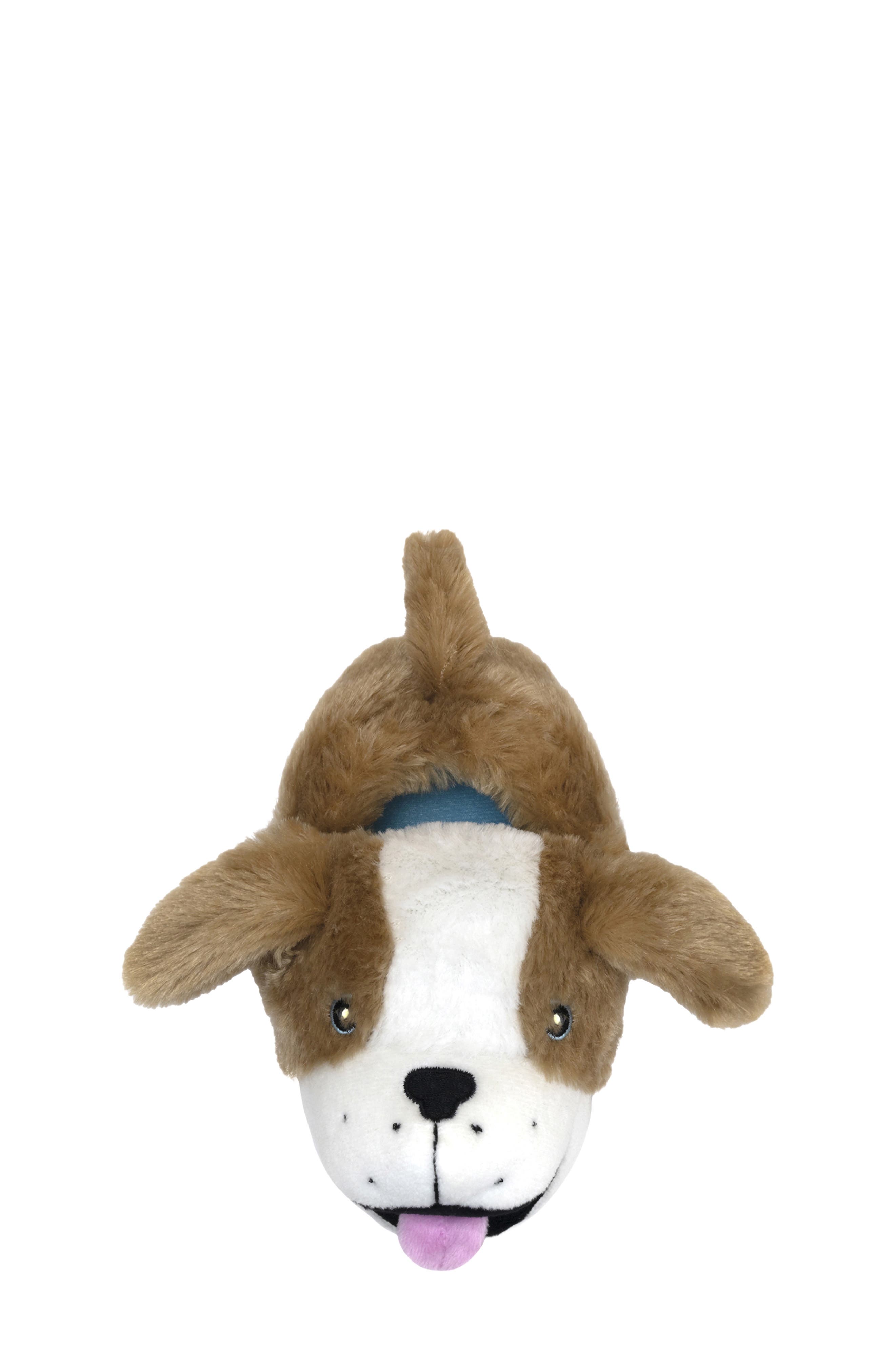 Robeez<sup>®</sup> Kids' Rocky Puppy Faux Fur Light-Up Slipper, Alternate, color, Tan